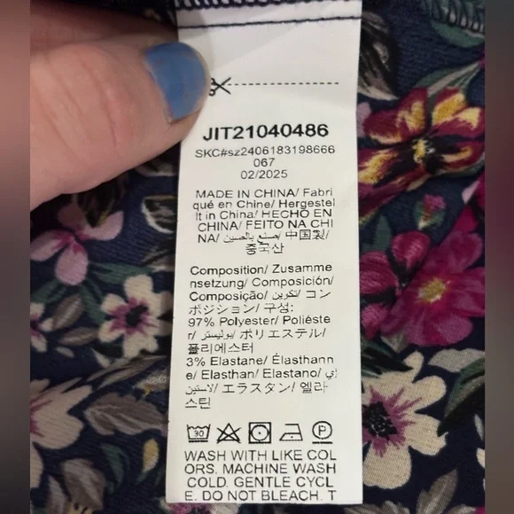 NWT Moody Floral Midi Dress - Black and Pink - Picture 7 of 8